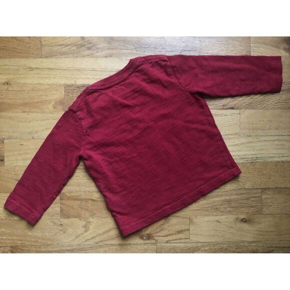 Gap 12-18M Red Star Wars Darth Vader Long Sleeve - Picture 4 of 4